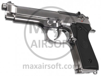 WE M9 GBB Pistol Chrome V2