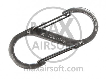 Karabiner S-Biner Dual #3 25lb/11kg Nite Ize Srebrni