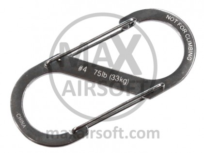Karabiner S-Biner Dual #4 75lb/34kg Nite Ize Srebrni