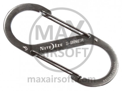 Karabiner S-Biner Dual #4 75lb/34kg Nite Ize Srebrni