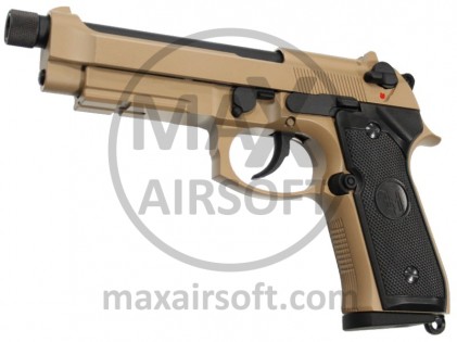KJW M9A1 GBB FM Tactical Pistol Tan