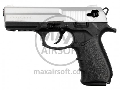Pi&scaron;tolj Pla&scaron;ljivac Atak Arms Stalker 2918 Silver 9mm P.A.K.