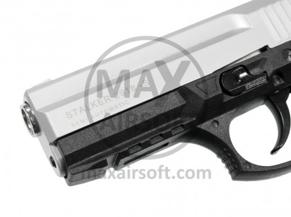 Pi&scaron;tolj Pla&scaron;ljivac Atak Arms Stalker 2918 Silver 9mm P.A.K.