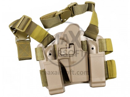 Tok Noga Serpa CQC Tactical za Glock Tan