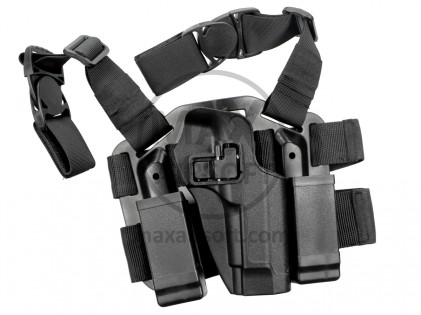 Tok Noga Serpa CQC Tactical Beretta 92 Črn