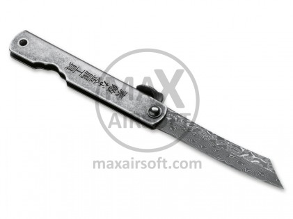 Higonokami Kinzoku Damascus Knife