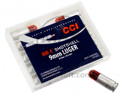 Municija CCI 9x19mm Shotshell #4 10kom