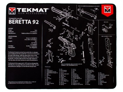 TekMat Beretta 92 Maintenance Pad