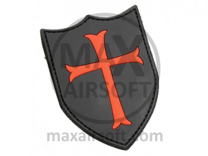 Patch 3D Crusader Red