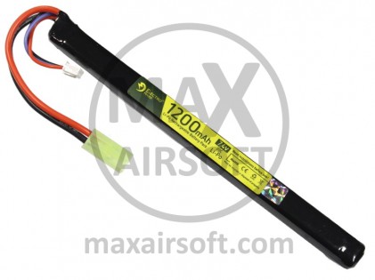 Baterija LiPo 7,4V 20C 1200mAh AK Electro River