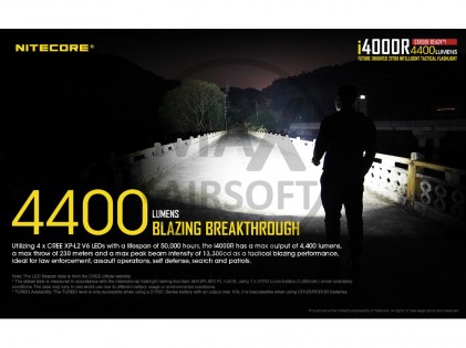 NiteCore i4000R Taschenlampe
