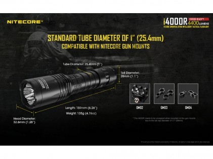 NiteCore i4000R Taschenlampe