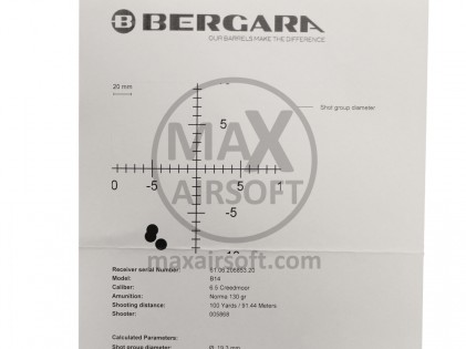 Pu&scaron;ka Bergara B14 BMP 24&Prime; 6.5 Creedmoor