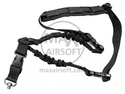 Tacbull 1-Punkt Bungee QD Sling Schwarz