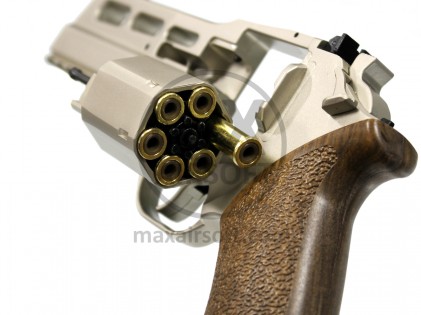 Revolver Vazdu&scaron;ni CO2 Chiappa Rhino 50DS Nickel 4.5mm/.177