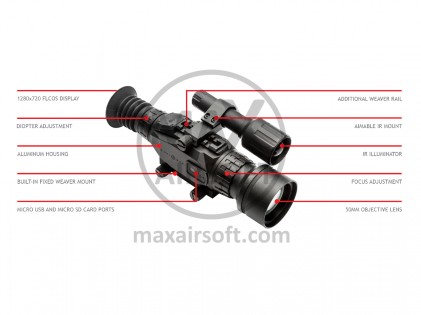Sightmark Wraith HD 4-32X50 Digital Day/Night Riflescope