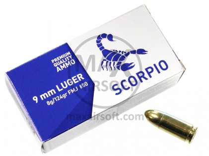Municija STV 9x19mm Scorpio FMJ 50kom