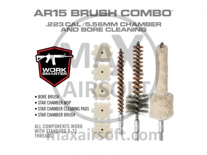 Četkice za Či&scaron;ćenje Real Avid AR15 Komplet .223/5.56 mm