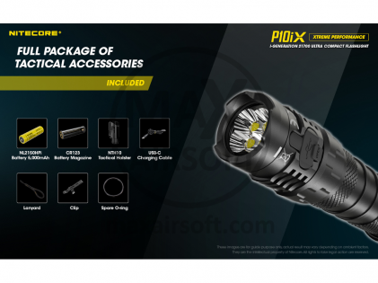 NiteCore P10iX Precise 4000Lum Taktische Taschenlampe