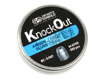 Diabole JSB Knock Out Slug .177 Cal 4.5mm 500kom