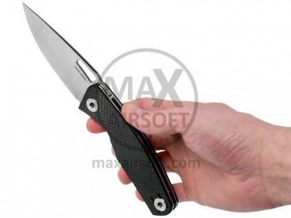 Real Steel Terra CF Satin 14C28N Knife