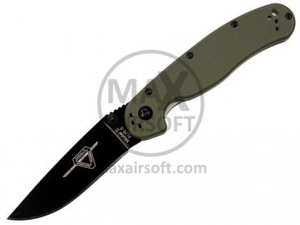 Nož Ontario Rat II Folder Black/OD