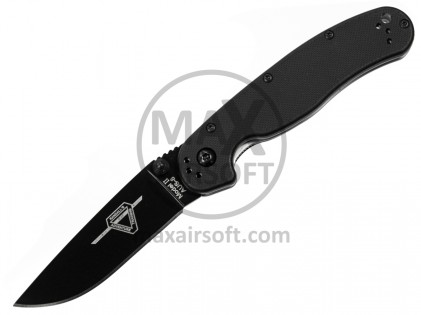 Nož Ontario Rat II Folder Black/BK