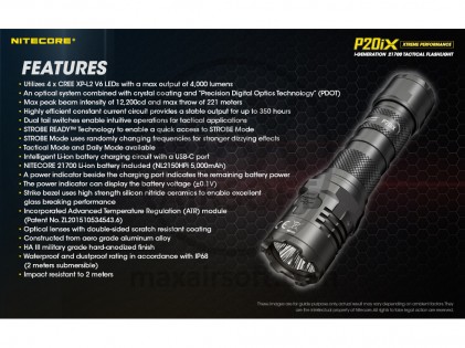 Lampa NiteCore P20iX