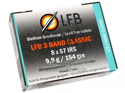 LFB 3 Band Classic 8x57 IRS 10 St&uuml;ck Munition