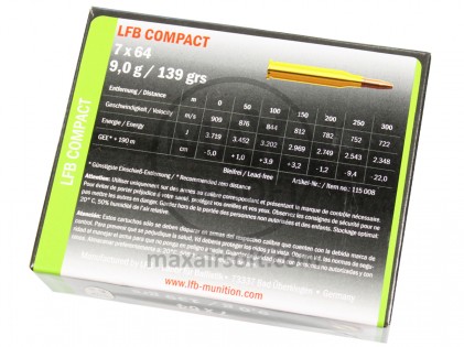 Streljivo LFB Compact 7x64 10kom