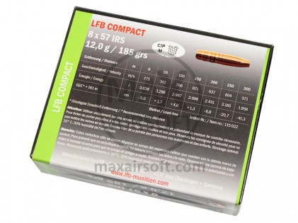 Streljivo LFB Compact 8x57 IRS 10kos