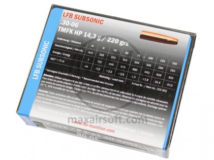 Strelivo LFB Subsonic .30-06 10kos