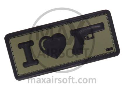 Zakrpa 3D I Love Glock