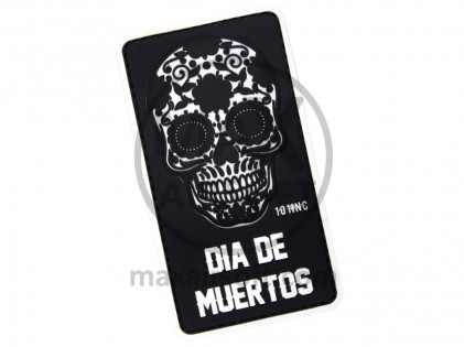 Patch 3D Dia De Muertos
