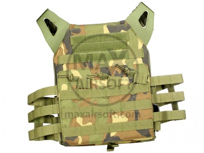 Delta Armory Molle Plate Carrier Jump Woodland