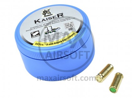 Kaiser Blank Cartridges 8mm P.A.K. 50pcs