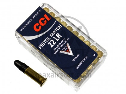 CCI .22LR Pistol Match 40gr 50 St&uuml;ck Munition