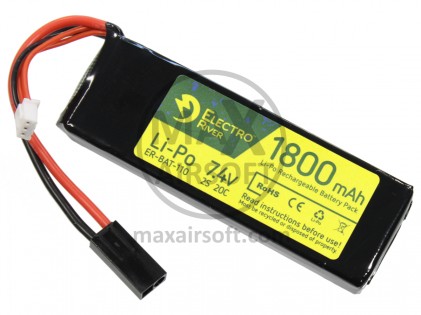 Electro River LiPo Battery 7,4V 20C 1800mAh