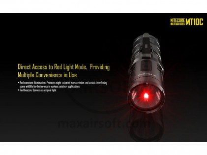 Svetilka NiteCore MT10C + LMA1 Montaža za Čelado
