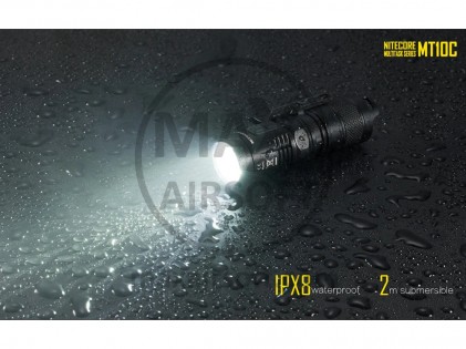 Svetilka NiteCore MT10C + LMA1 Montaža za Čelado