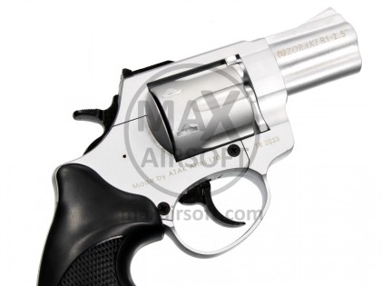 Zoraki R1 2,5 Zoll 9 mm Chrome P.A.K. Revolver-Platzpatrone