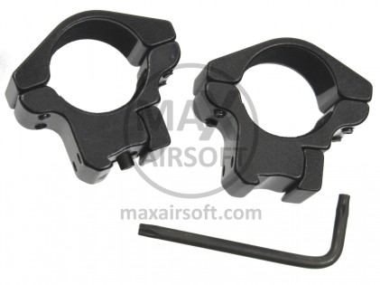 Prstenovi za Optiku Gamo TS-250 11mm 25mm Nizki 2kom