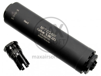 Du&scaron;ilec MFT CQ-556 Gen2 1/2-28 .223 Rem Cerakote Črn