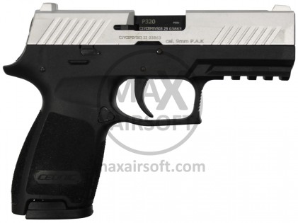 Ceonic P320 Schwarzchrom 9mm P.A.K. Pistolenplatzpatrone