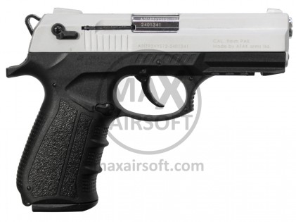 Zoraki 2918 Silver 9mm P.A.K. Pistol Blank