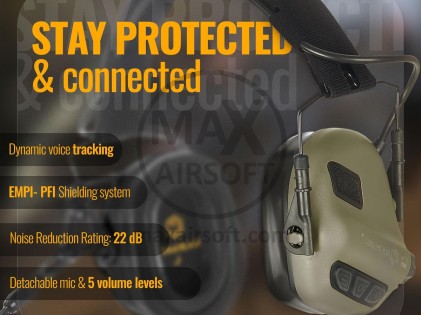 Earmor M-32 Plus Tactical Protector Headset FG