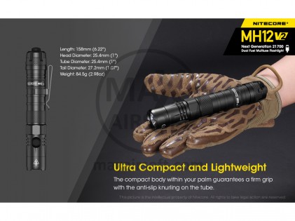 NiteCore MH12 V2 Taschenlampe