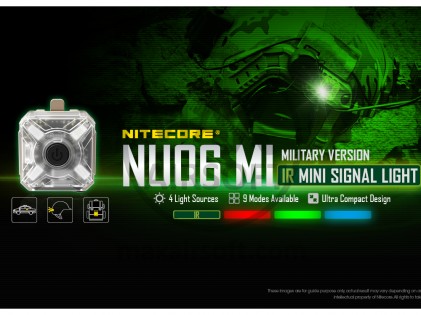 Svetilka NiteCore NU06 MI za Čelado