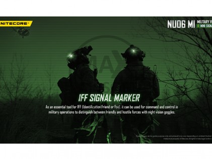 Svetilka NiteCore NU06 MI za Čelado