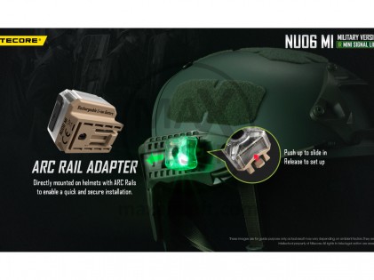 Svetilka NiteCore NU06 MI za Čelado